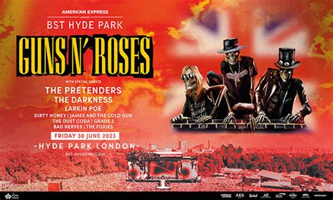 Ultimate Terrace VIP , Gun n Roses at BST Hyde Park. .